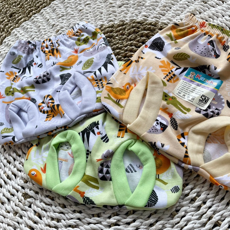 3 PCS Celana Pendek Celana Pop Celana Bayi Bawahan Bayi Celana newborn Hadiah Lahiran Bayi ASYAM BABY