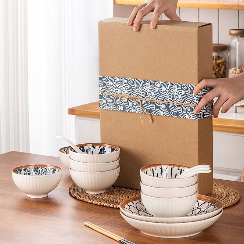 Hampers Mangkuk/Mangkuk keramik set 5 hand painted Japanese/Hampers wedding/Hampers Natal