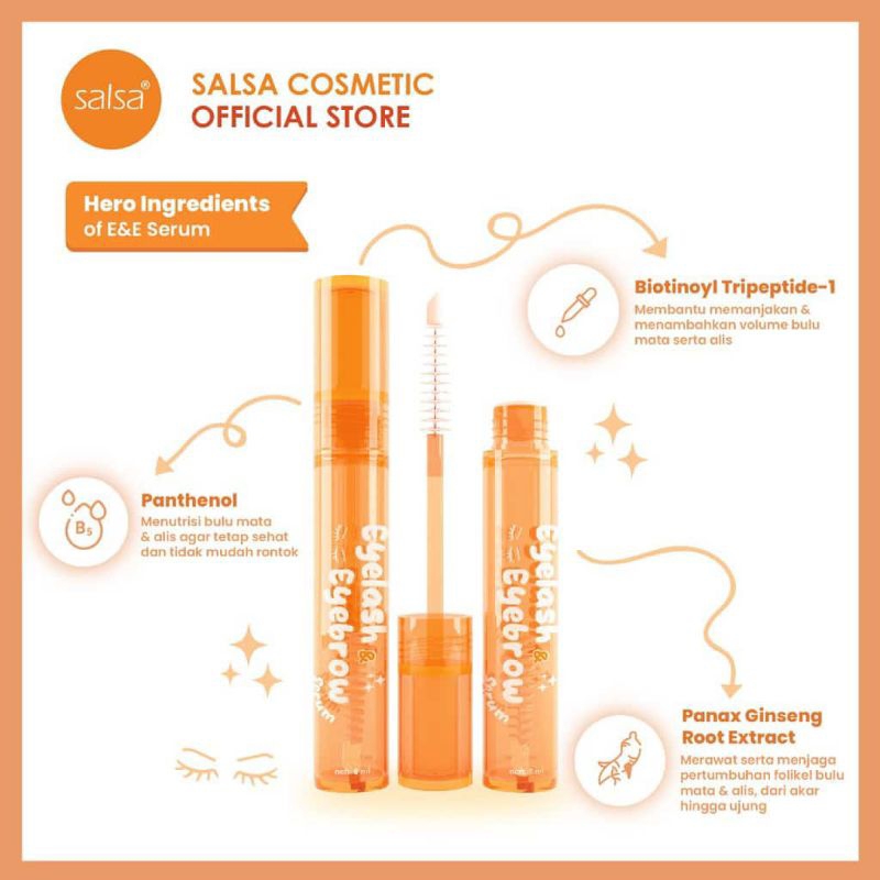 SALSA EYELASH &amp; EYEBROW SERUM