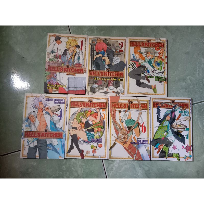 komik hell's kitchen set vol.1-7