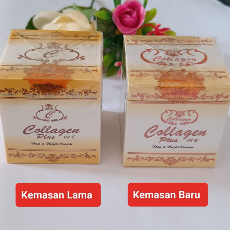 Collagen siang dan malam original malaysia hologram emas