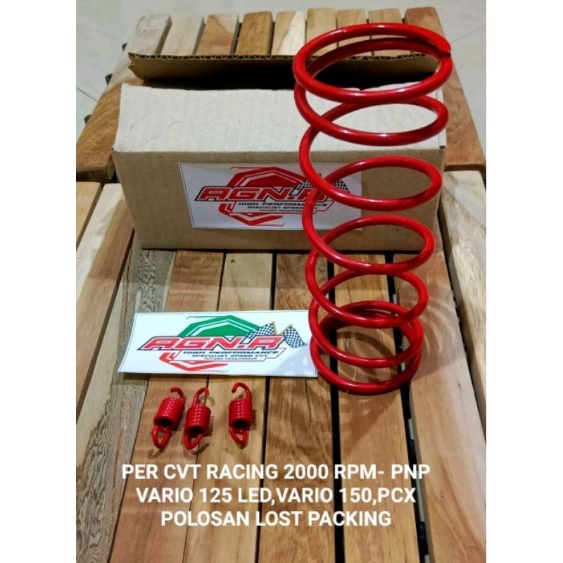 PER CVT RACING 2000 RPM- PNP VARIO 125 LED,VARIO 150,PCX POLOSAN LOST PACKING