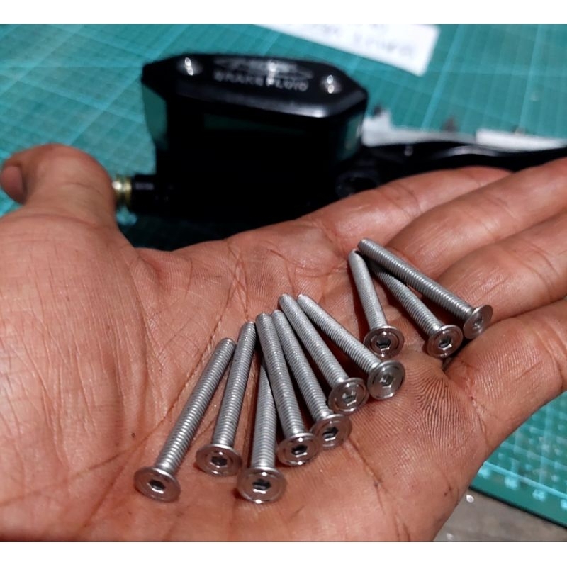 Baut minyak rem RCB tutup minyak rem RCB copy rcb L Stainles handmade