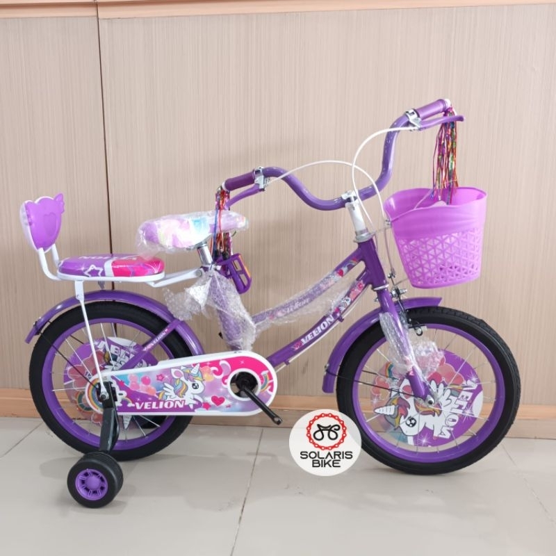 Sepeda Mini Anak 12 16 18 inch 3 sampai 8 tahun velion Collin