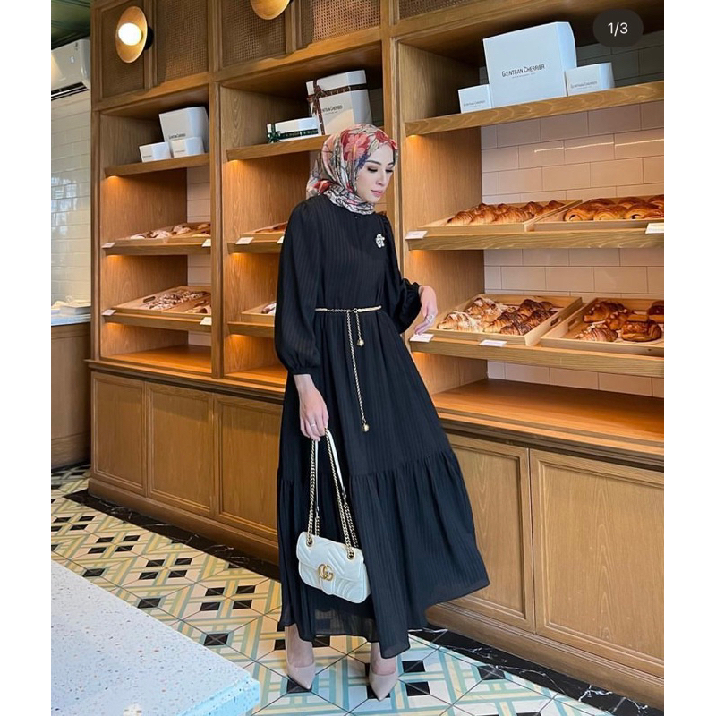 Ameena Dress by Gonegani (BLACK)