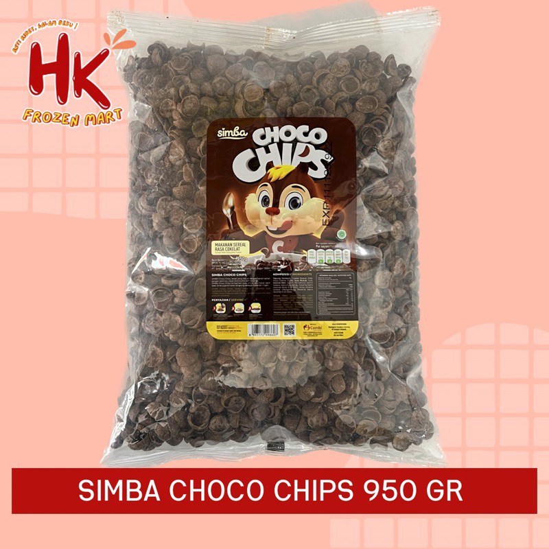 

Simba Choco Chips 950gr | snack jajanan cereal cokelat chocochips choco crunch 1 kg | HK FROZEN MART