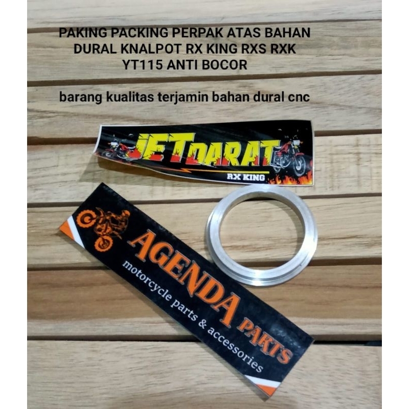 PAKING PACKING PERPAK ATAS BAHAN DURAL KNALPOT RX KING RXS RXK YT115 ANTI BOCOR