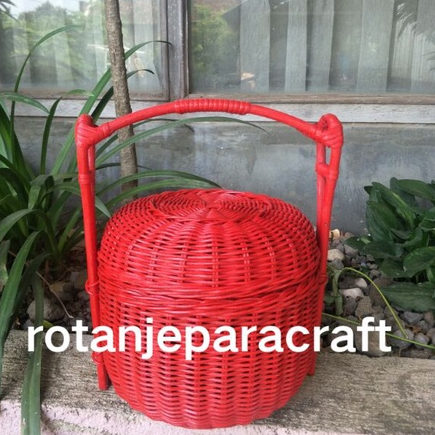 rantang lebaran rotan diameter 20cm/rantang rotan/parcel lebaran/rotan lebaran/jual rotan lebaran/ro