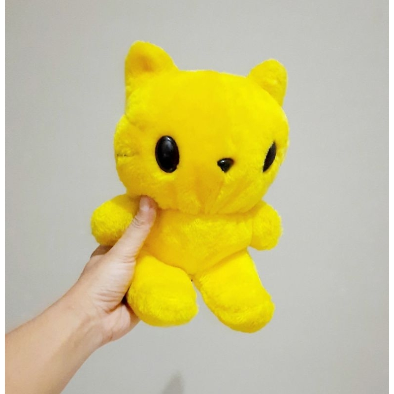 Boneka Kucing Kuning Lucu Size 25 cm/ Boneka Kucing/ Boneka Hewan