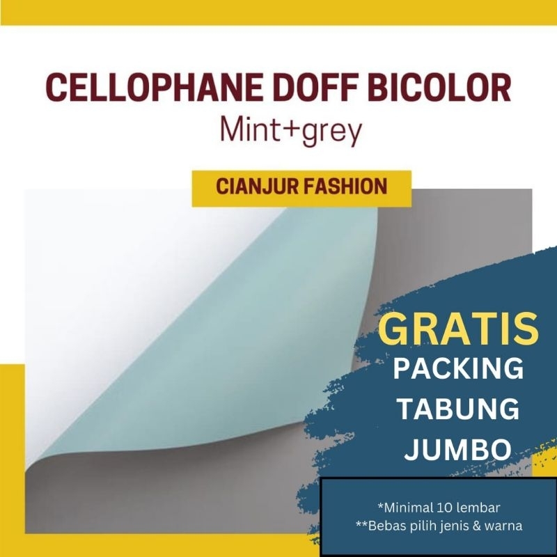 

KERTAS BUKET CELLOPHANE DOFF BICOLOR