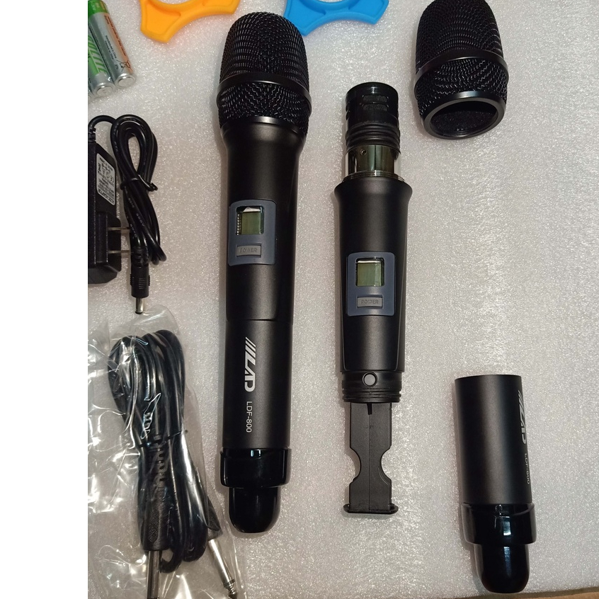 Mic Wireless Dual Channel Lad LDF 800