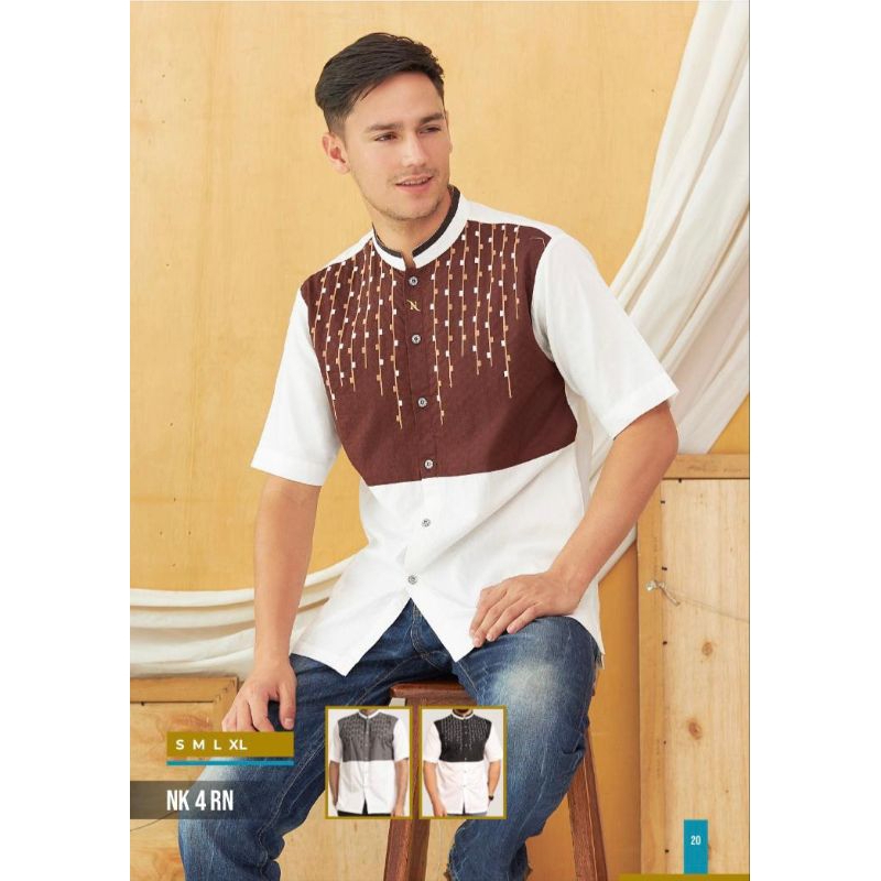 Baju koko NIZAR BORDIR 2023 - NK 4 RN