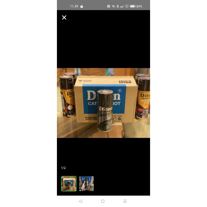 Pilox Diton Chrome/Cat Pilok Diton Chrome 150 ml/300 ml