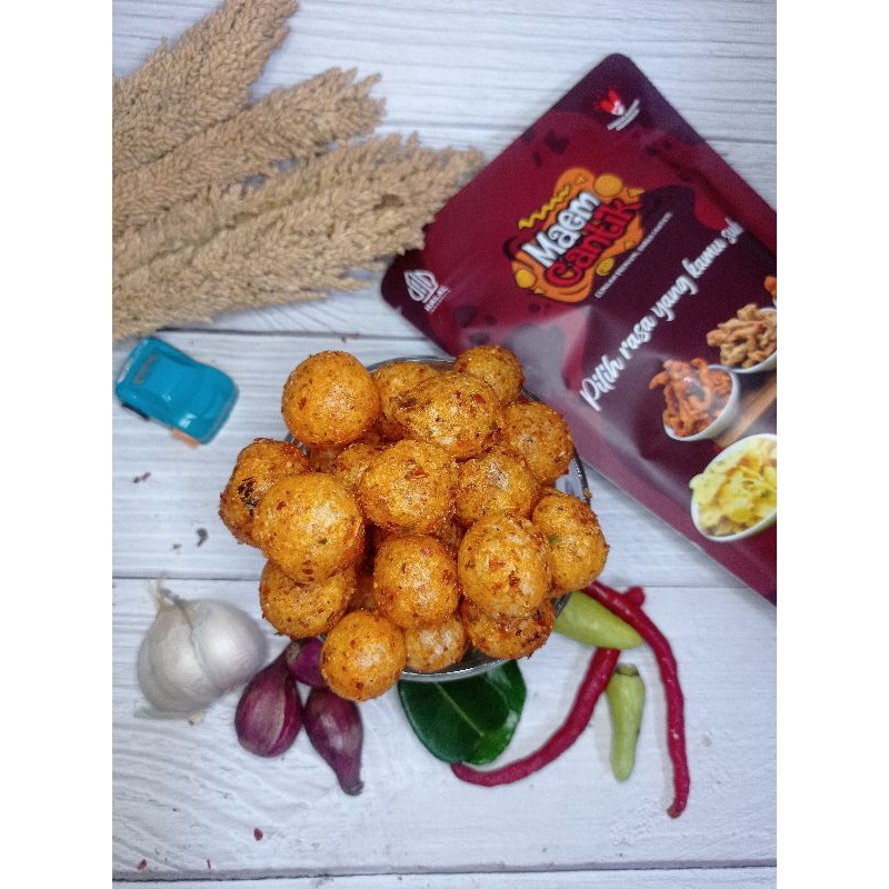 

Cimol Kriuk/ Snack Kelereng Gurih Daun Jeruk