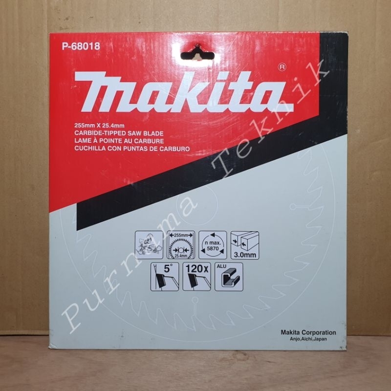Mata Potong Aluminium Makita 10" 120T Mata Potong Aluminium 120T 10"