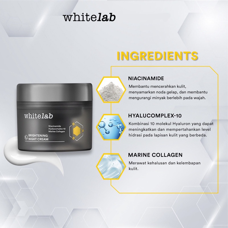 whitelab brightening night cream