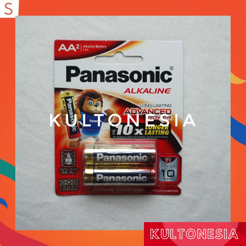Panasonic Baterai Alkaline AA A2 Battery Alkaline