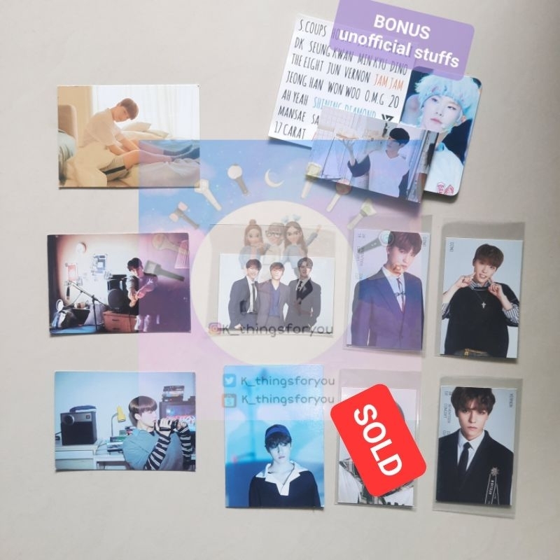 [MX Honeybee × K_thingsforyou] Official Stuffs Seventeen SVT Bundle / Take All - Photocard Postcard 