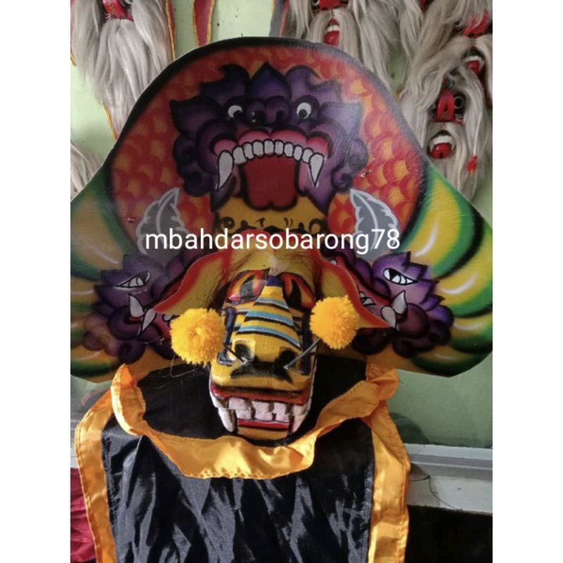 Barongan anak bonus klinting plus gondel, barongan kayu, barongan murah, barongan dwvil