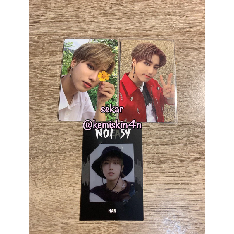 photocard han jisung straykids noeasy