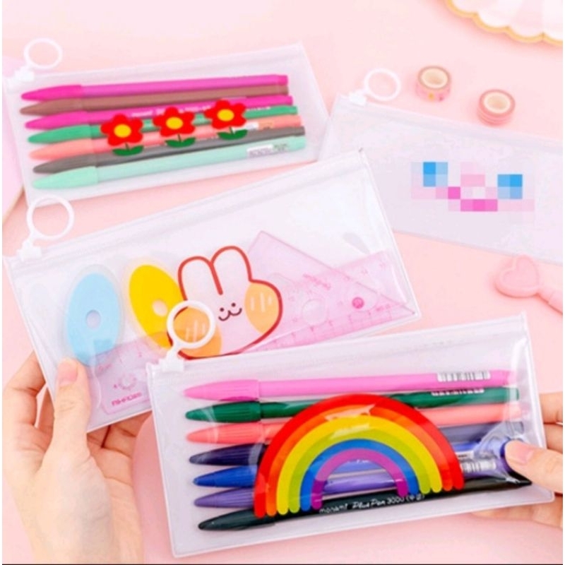 

pouch mini / tempat pensil zipper /tempat pensil lucu