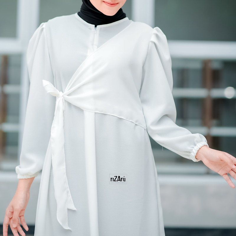 Gamis Dress Slendang tali by riZAru