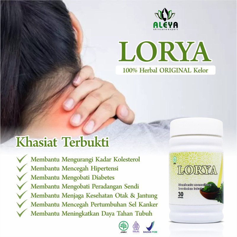 

AurLorya Jamu Kesehatan Tubuh Aleya Obat Asam Urat Kolesterol Darah Tinggi Imunitas Letih Capek