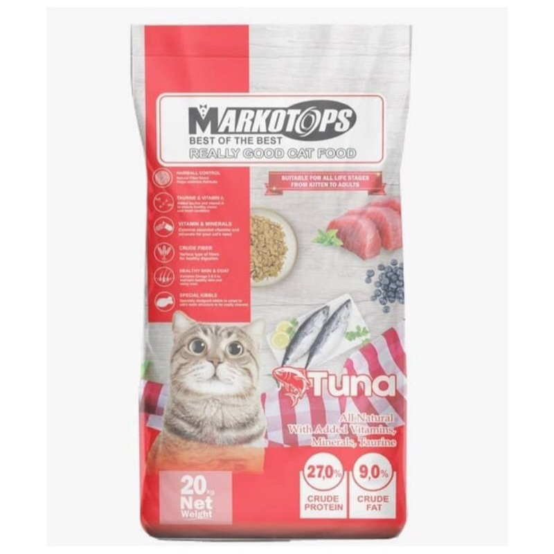 Makanan kucing markotops 20kg