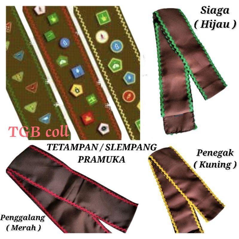 Selempang Pramuka Siaga penggalang penegak