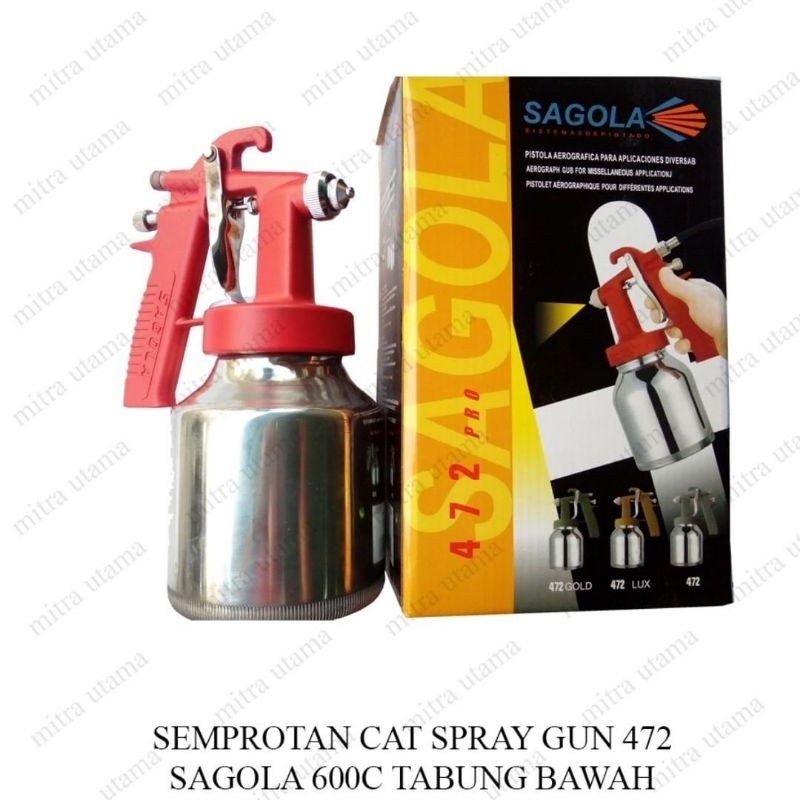 SEMPROTAN CAT SPRAY GUN SAGOLA 472 (TABUNG BAWAH)