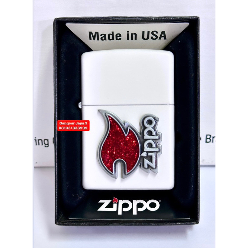korek zippo original USA 214 fire zippo emblem