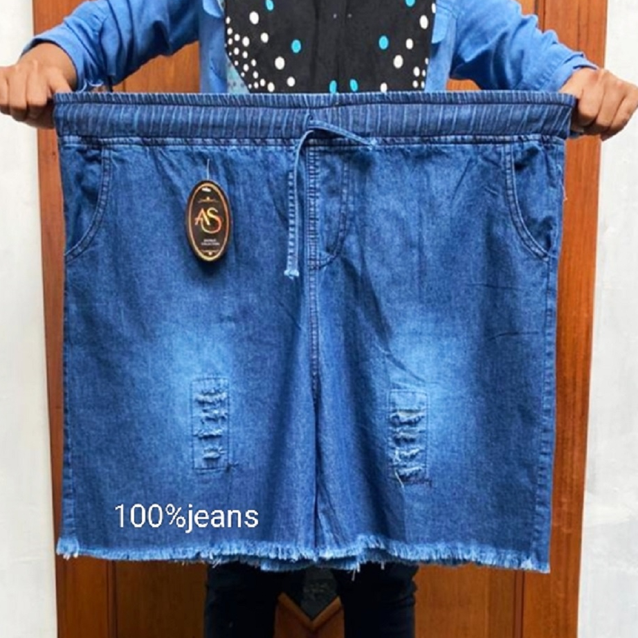 hot pants jeans celana pendek wanita super jumbo