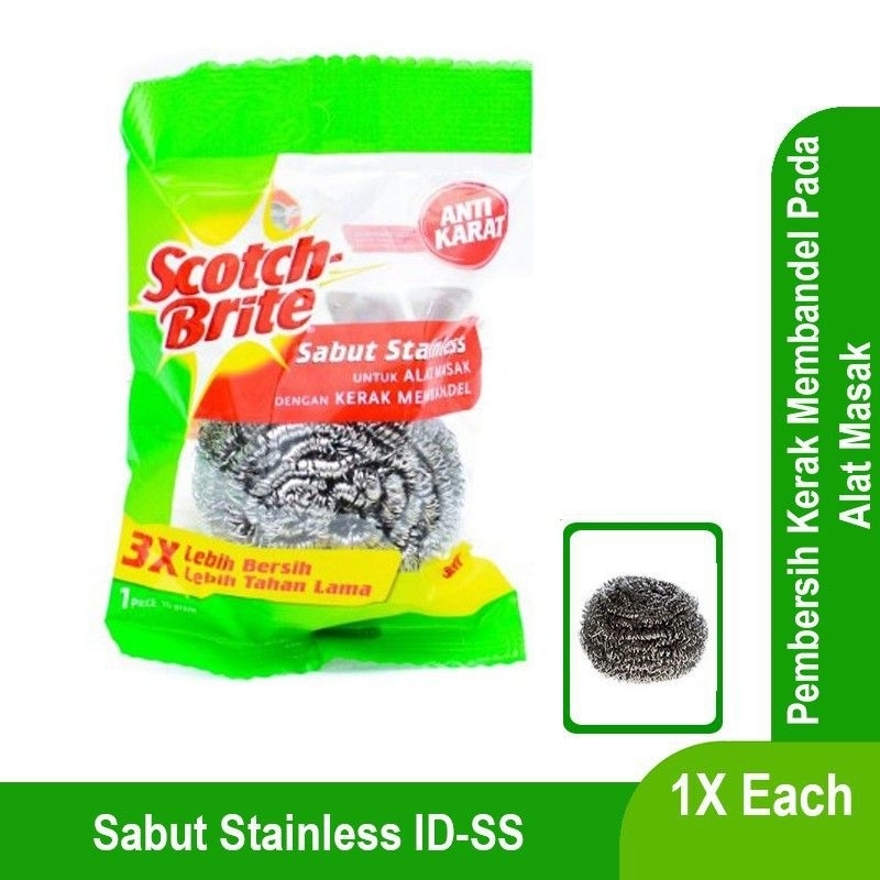 scotch brite sabut stainless - kawat stainless cuci piring - sabut