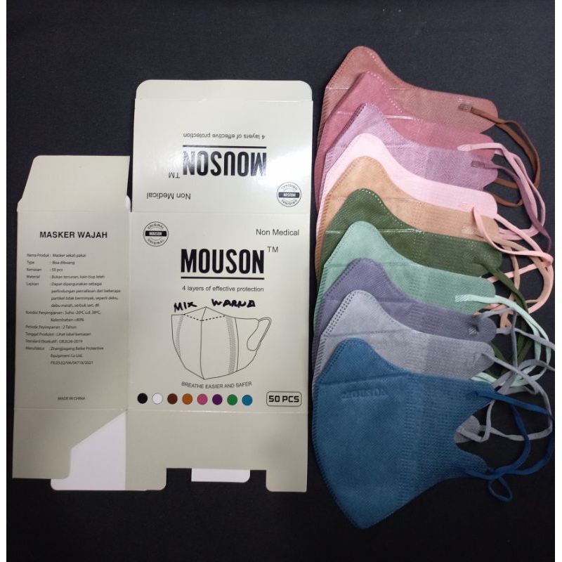 DB MOUSON MIX WARNA , 1 Box Mix Warna