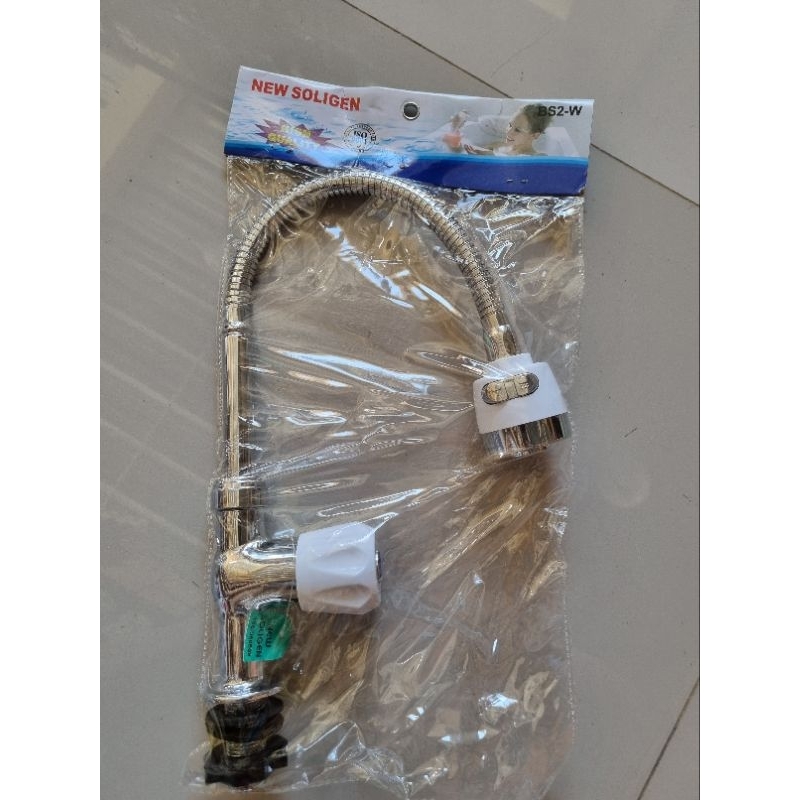 Kran angsa fleksibel soligen / kran cuci piring tanam sink new soligen