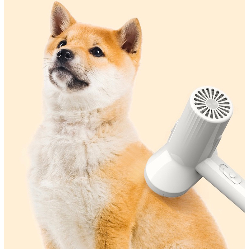 Pet dryer grooming blower fast drying with auto clean slicker