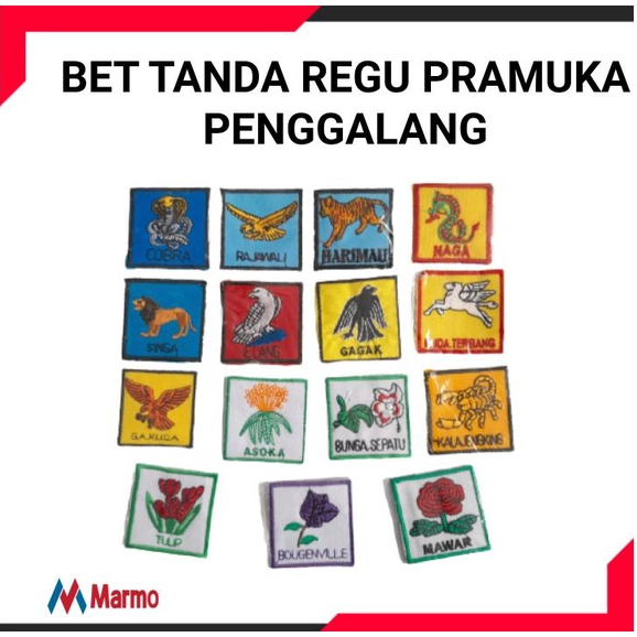 Badge Bet Tanda Regu Pramuka