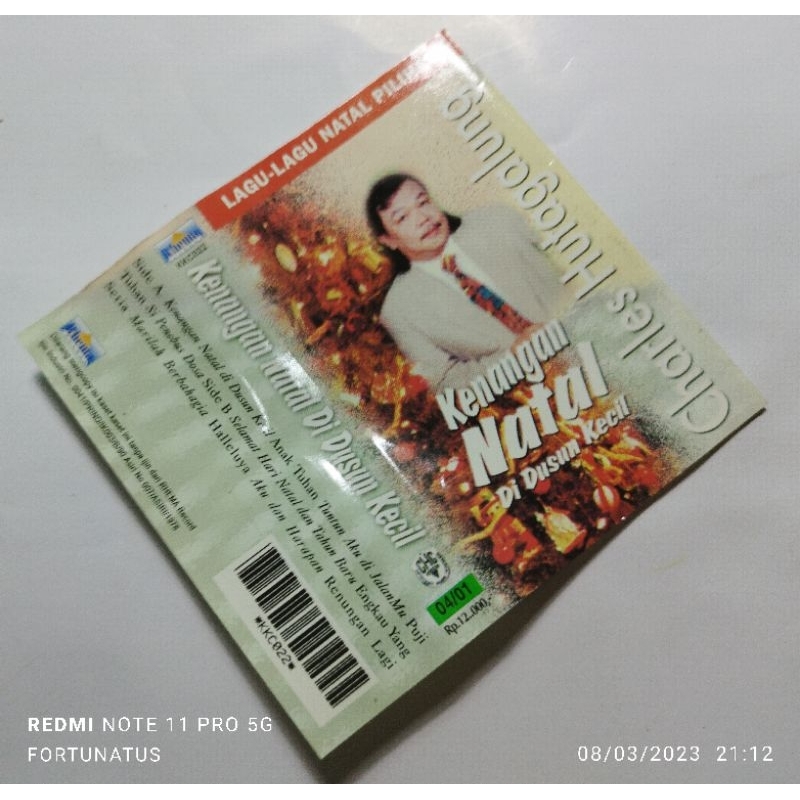 Kaset Charles Hutagalung album kenangan Natal di dusun kecil