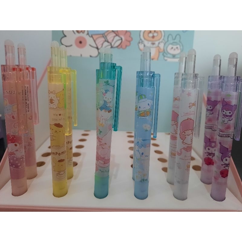 

pen mekanik hapus kuromi hello kitty melody tws cinamorrol