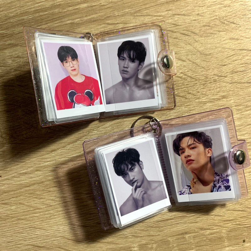Tay tawan new thitiphoom taynew dark blue kiss gantungan kunci Mini collection book album foto 2inch