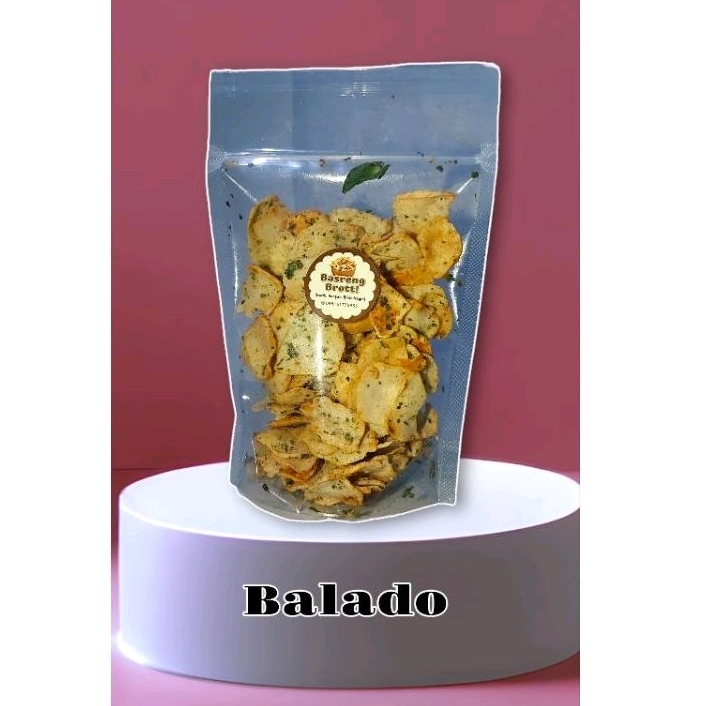 

Basreng Daun Jeruk Rasa Balado
