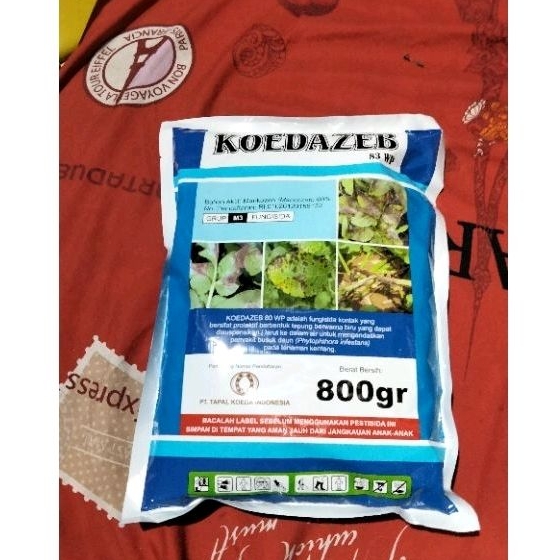 KOEDAZEB FUNGISIDA MANKOZEB 83% berat 800 gram  untuk busuk daun busuk Batang busuk buah pada tanama