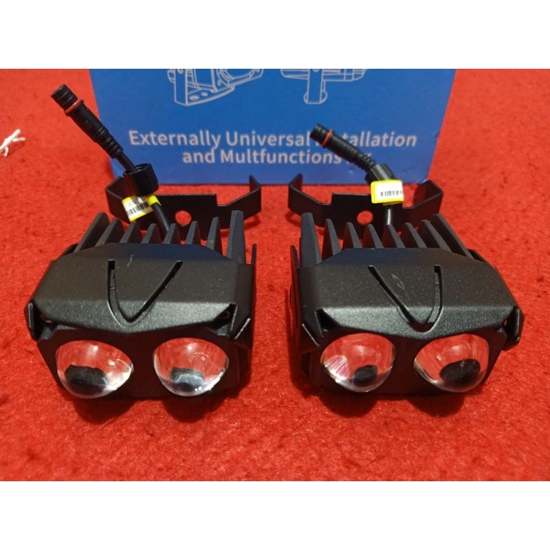 Lampu sorot Laser Gun mini Draiving MT27 HRJ sinar putih kuning