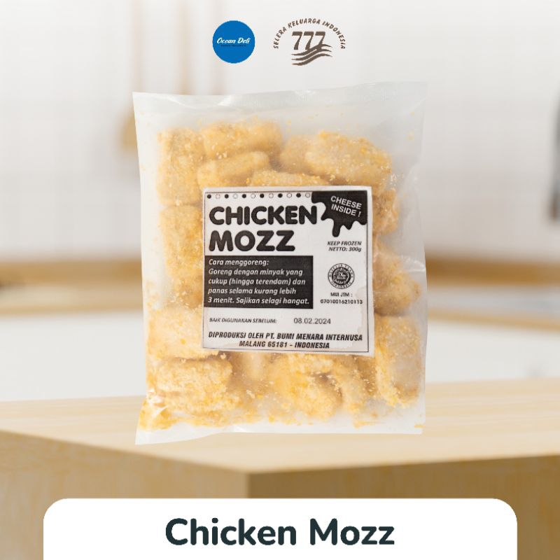 

Chicken Mozz - Ocean Deli 777 (Nugget Ayam dan Keju Mozzarella)