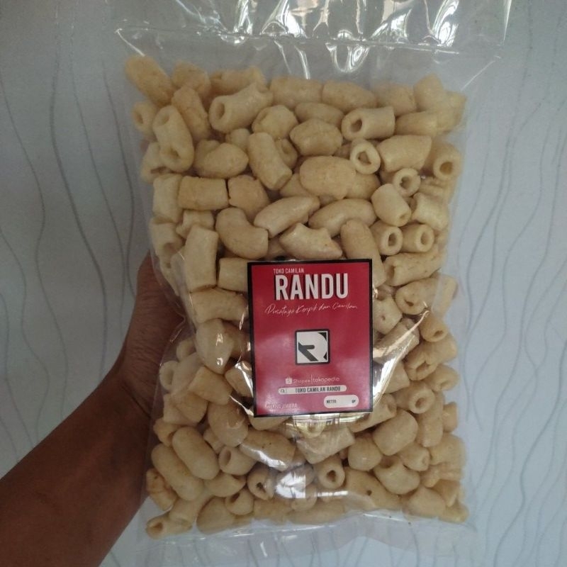 

Makroni - Asin | Toko Camilan Randu | 150 gram