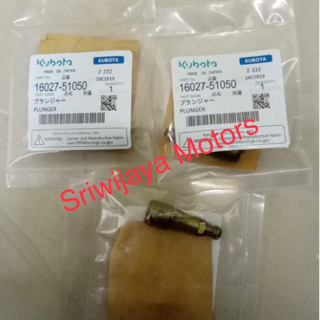 Plunger D1105 Kubota Original