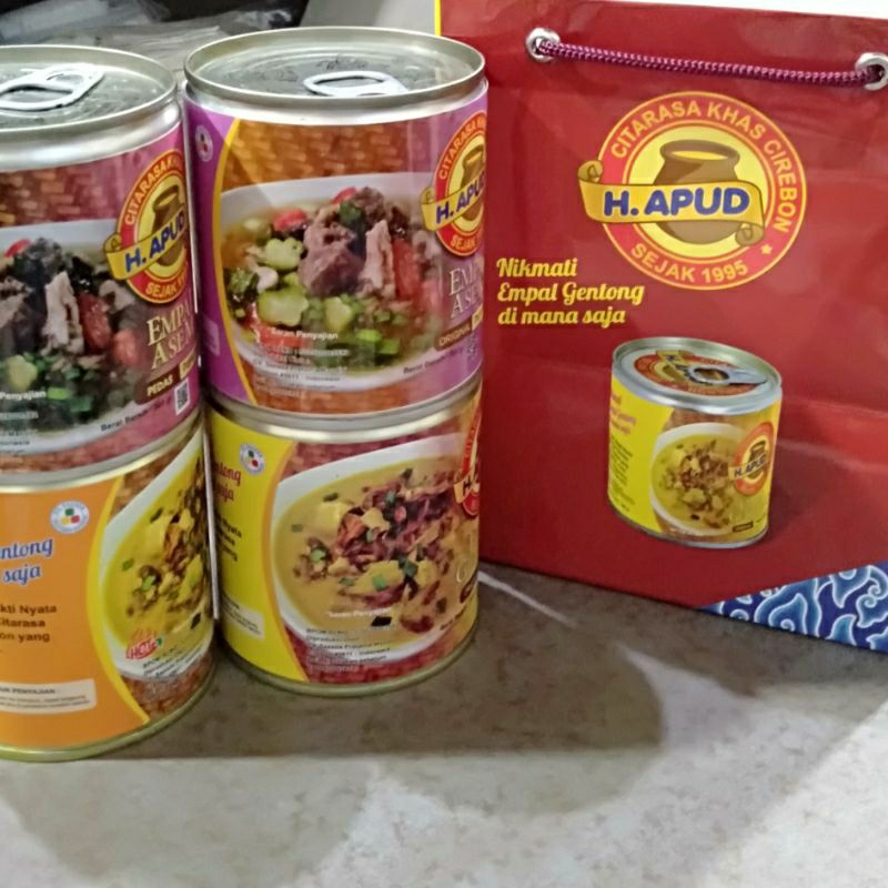 

empal gentong kemasan kaleng spesial Ramadhan(isi 4pcs bisa mix+paperbag)