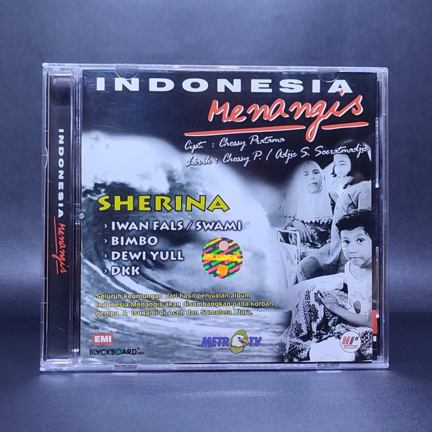 CD INDONESIA MENANGIS SHERINA IWAN FALS SWAMI BIMBO DEWI YULL
