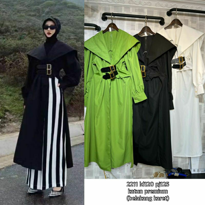 outer katun | long cardigan premium