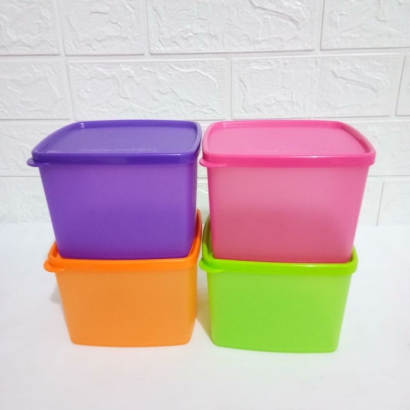 Medium square Round Tupperware